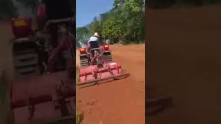 Tractors work with agricultural machinerytractor [upl. by Idnas650]