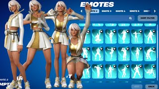 fortnite APHRODITE Skin Showcase with Best TikTok Dances amp Emotes [upl. by Asile353]