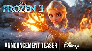 FROZEN 3 2027 Teaser Announcement  Disney D23 Expo [upl. by Aicnorev840]