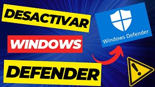 ✅COMO DESACTIVAR  QUiTAR WINDOWS DEFENDER en WINDOWS 10 Y 11 definitivamente  2023 [upl. by Bradeord]