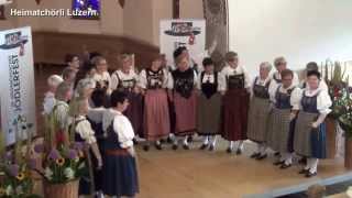 Heimatchörli Luzern  Eidg Jodlerfest 2014 in Davos Klosters [upl. by Nonnahsed750]