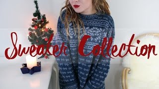 7  Sweater Collection  December Calendar 2015 [upl. by Pizor]