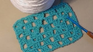 How to Crochet the quotRectangle Grannyquot [upl. by Macnamara]