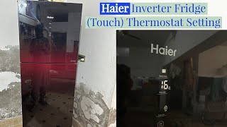 Haier refrigerator temperature Settings [upl. by Aerdnael]