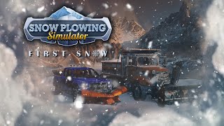 Snow Plowing Simulator  First Snow Announcement Trailer [upl. by Christianna]