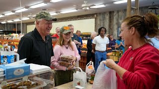 Tim Walz Dont Skip the Apple Cider Donuts  HarrisWalz 2024 [upl. by Aremmat]