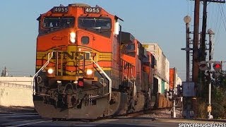 Amtrak amp BNSF Action in Southern California December 28th 2013 [upl. by Ettezyl]