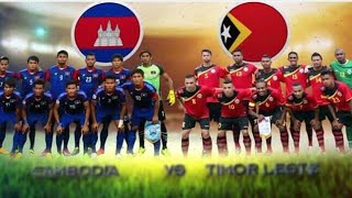 TIMOR LESTE VS CAMBODIA HIGHLIGHTS ALL GOAL 2018 [upl. by Leizo]