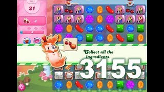 Candy Crush Saga Level 3155 3 stars No boosters [upl. by Axia802]