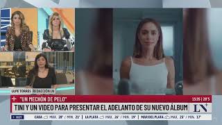 quotUn mechón de peloquot Tini Stoessel y un video para presentar el adelanto de su nuevo álbum [upl. by Plunkett861]