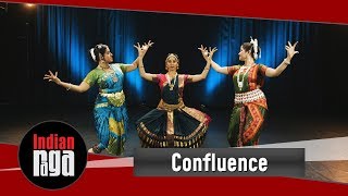 Confluence of 3 Indian classical dance styles  Bharatanatyam Kuchipudi and Odissi [upl. by Wescott570]