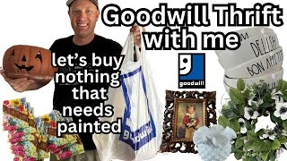 Goodwill Thrift With Me Buying Home Decor That Doesnt Need Painted [upl. by Handy]