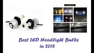 Best LED Headlight Bulbs in 2019  Top Products Review [upl. by Na887]