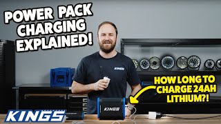 KINGS Lithium Power Pack charge time EXPLAINED 12Ah  24Ah [upl. by Hannasus]