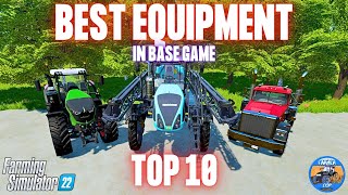 THE BEST EQUIPMENT Base Game  Farming Simulator 22 [upl. by Adnihc284]