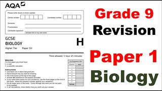 Biology Paper 1 GCSE Grade 9 Revision  2023 [upl. by Liebermann]