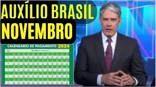 URGENTE CALENDÁRIO DE PAGAMENTOS DO AUXÍLIO BRASIL PARA NOVEMBRO [upl. by Anitsahs976]