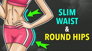 20Min Hourglass Abs Workout Slim Waist amp Round Hips [upl. by Tnomel]