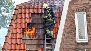 Woningbrand Da Costalaan in Hilversum [upl. by Hachmann]