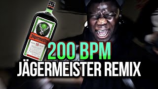 JÄGERMEISTER 200 BPM Edit LucaDante Spadafora HardcoreFrenchcore Remix  Musikvideo [upl. by Rennug]