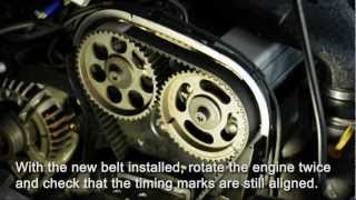 Astra Turbo z20let Timing Belt Install  Part 2 of 2 [upl. by Tap]