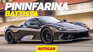 Pininfarina Battista review  New 1900hp electric hypercar driven  Autocar [upl. by Aianat428]