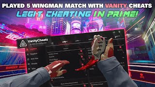 quotCSGO Legit Cheating In PRIMEquot PLAYED 5 WINGMAN MATCH TO GET RANK UP ft Vanity Cheats [upl. by Kera]