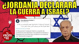 JORDANIA PODRÍA DECLARAR LA GU3RR4 A I S R A E L EN LAS PRÓXIMAS HORAS PAÍSES ÁRABES LA RESPALDAN [upl. by Assen219]