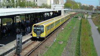 UBahn Berlin Bahnhof Hellersdorf U5 HD [upl. by Ennaecarg]