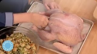 How to Stuff a Turkey  Martha Stewart [upl. by Bert246]