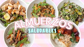 7 ALMUERZOS SALUDABLES  Michela Perleche [upl. by Ramsden]