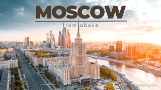 MOSCOW FROM ABOVE 🇷🇺  4K  Fantastic drone views of Russias capital city [upl. by Bergstein819]