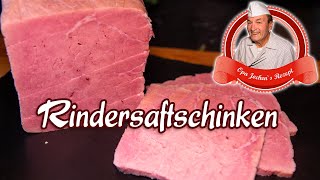 Rindersaftschinken selber machen  Opa Jochens Rezept [upl. by Ahtelra]