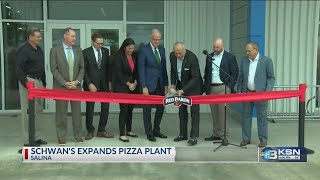 Ribbon cutting held at Salina Schwans pizza plant [upl. by Brianna]