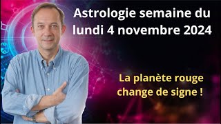 Horoscope semaine du lundi 4 novembre 2024 [upl. by Eixam]