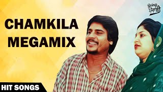 Chamkila Megamix 2020  Amar Singh Chamkila  Amarjot  Dhol Beat International [upl. by Nanis]