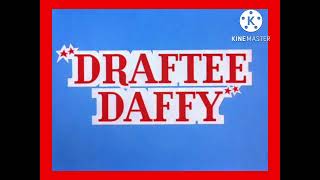 Draftee Daffy 1945 US Dubbed [upl. by Ekaj]