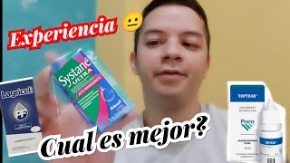 Gotas Lubricantes oculares  Cuál usar con lentes de contacto o por ojo seco [upl. by Mirielle140]