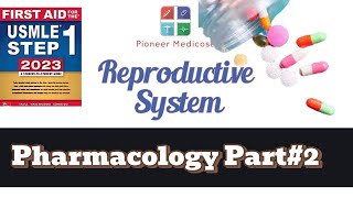 USMLE STEP 1 Pharmacology of Reproductive system Part2 from first aid book UrduHindi [upl. by Anizor]