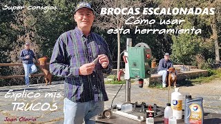 Usar BROCA ESCALONADA para perforar  taladrar grandes agujeros [upl. by Stefano922]