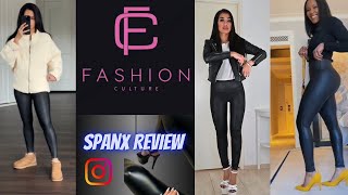 SPANX Fashion Brand Review  The Best Most Hypes Faux Leather Leggings [upl. by Fairfax]