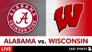 Alabama vs Wisconsin Live Streaming Scoreboard PlayByPlay Highlights  2024 CFB Week 3 [upl. by Dinah]