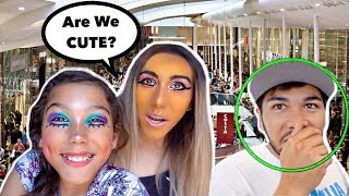 We Did Our Makeup HORRIBLY TO See How Our FAMILY Would REACT Familia Diamond [upl. by Oralla138]