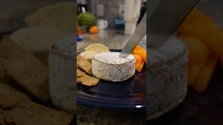 VEGAN baked brie cheese vegan veganfood cheese cooking asmr [upl. by Gwen]