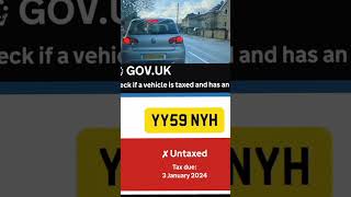 Untaxed Car driving round uk dashcam untaxedvehicle untaxedcar [upl. by Fedak996]