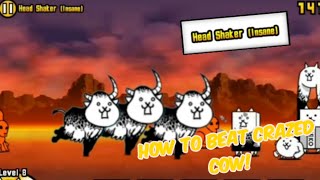 battle cats how to beat crazed cow [upl. by Kram805]