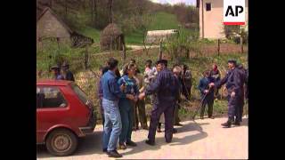 Bosnia  Clashes Between Muslims And Serbs [upl. by Rosita]