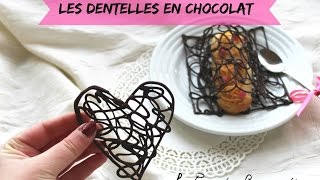 ❥ Réaliser des dentelles en chocolat [upl. by Regazzi480]