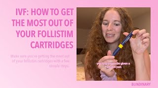 IVF How To Get The Most Out Of Your Follistim Cartridges [upl. by Bristow]