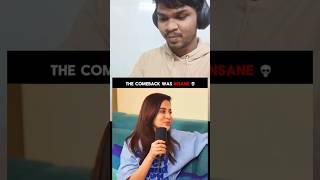 Urfi Javed roast in podcast🤣 funny funnymemes youtubeshorts trylaughchallenge trynottolaugh [upl. by Radley]